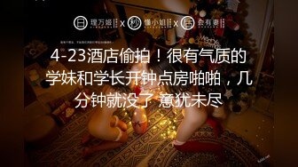 4-23酒店偷拍！很有气质的学妹和学长开钟点房啪啪，几分钟就没了 意犹未尽