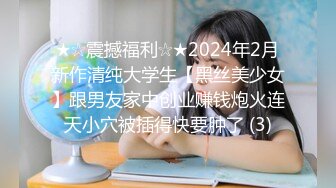 ★☆震撼福利☆★2024年2月新作清纯大学生【黑丝美少女】跟男友家中创业赚钱炮火连天小穴被插得快要肿了 (3)