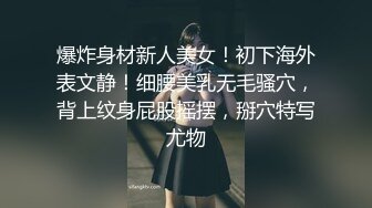 爆炸身材新人美女！初下海外表文静！细腰美乳无毛骚穴，背上纹身屁股摇摆，掰穴特写尤物